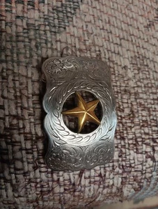 NEU Texas Gold Star Gürtelschnalle KOSTENLOSER VERSAND - Bild 1 von 1