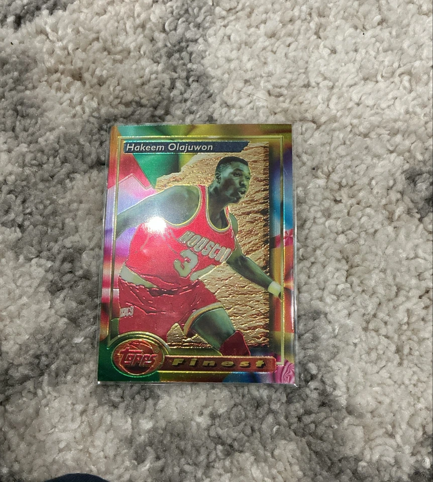 Topps Finest 1993-94 - refractor Hakeem Olajuwon #76 Foto 1 de 1