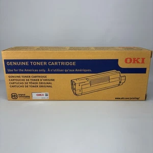 Oki Genuine Toner Cartridge C612 Black 46507504 NIB Original OEM Free Shipping - Picture 1 of 4