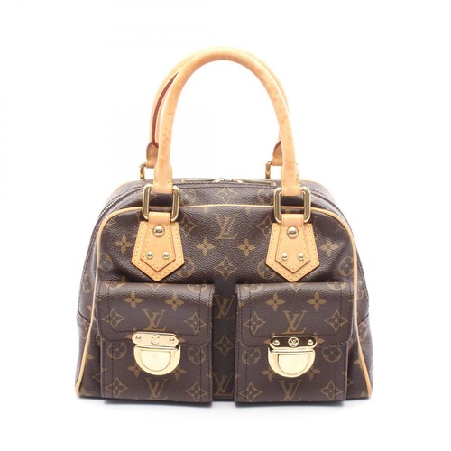 LOUIS VUITTON（LV） Borsa a mano Louis Vuitton Manhattan PM M40026 tela monogramma marrone usata donna LV