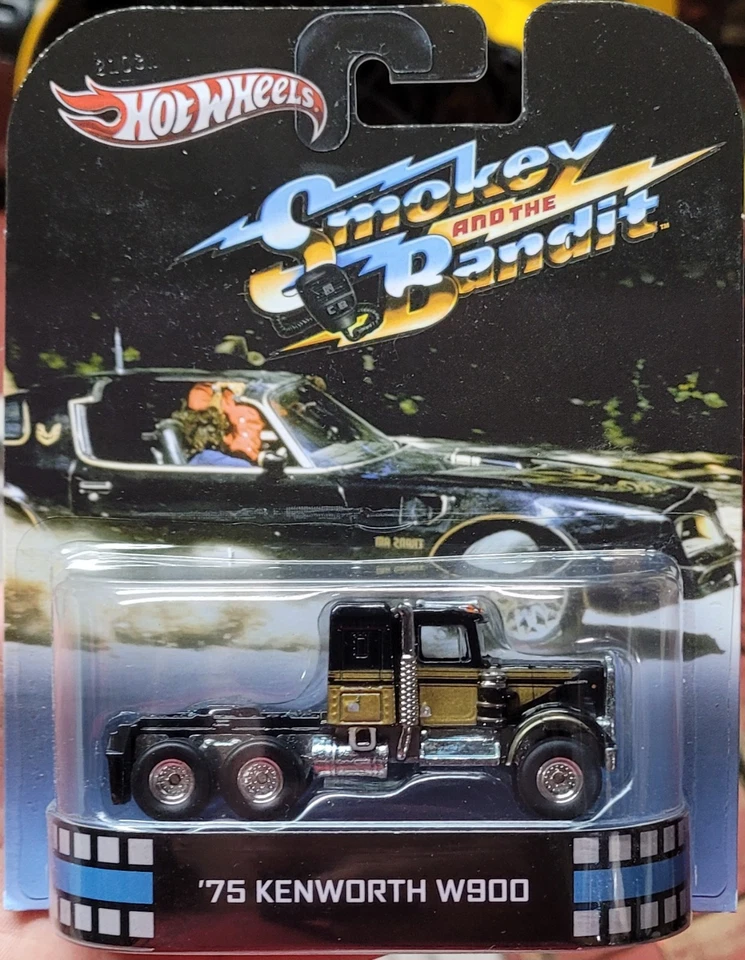 HW Hot Wheels '75 Kenworth W900 Smokey and the Bandit Retro Entertainment - Image 1 of 4