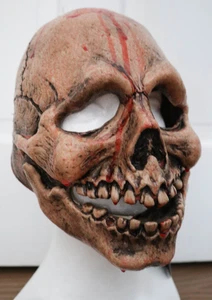 Skull Monster Skeleton - Zagone Studios "Bloody Skull" Adult Moving Mouth Mask - Picture 1 of 6