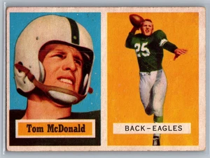 1957 Topps - Tommy McDonald #124 (RC) - HOF VG-EX *TEXCARDS* - Bild 1 von 2