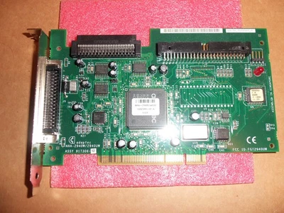 SCSI Controller PCI Adaptec AHA-2940UW w/ Internal and External Connectors - Image 1 of 4
