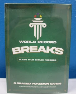 POKEMON World Record Breaks Sealed Pokemon 5 Graded Cards - Picture 1 of 11