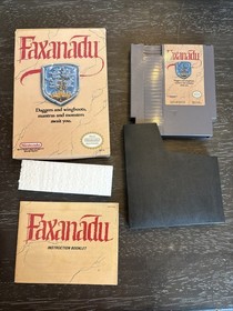 Faxanadu (Nintendo NES) 1989 Complete CIB Box Manual Great Shape