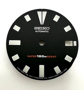 NOS Vintage 90’s Seiko Auto Diver’s 7002-700X Triple Signed 150m Black Dial Part - Picture 1 of 5