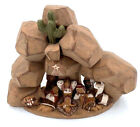 Krippe im Berg kunstvoll handgemacht aus Keramik - Peru 