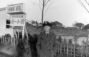 35mm Negative Film - U.S. Serviceman near Fairmont Hotel / Korea - Japan ??? - Picture 1 of 1