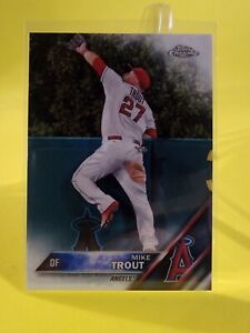 2016 Topps Chrome #1 Mike Trout (ANGELES) !!