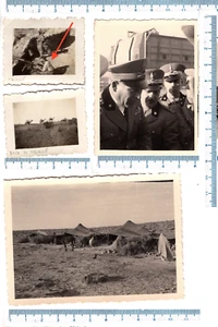 n° 4 foto Regio Esercito AOI Macallè Africa - postazione con mitragliatrice - Foto 1 di 4