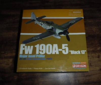 Dragon Wings Fw 190A-5 "Black 13" Maj. Josef Priller JG 26 1943 Item.50095 1:72 - Image 1 of 2