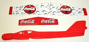 Coca-Cola Coke Cardboard & Plastic Glider Jet Plane Promo 2000 NOS New Package - Picture 1 of 5