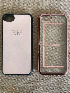 iPhone 7 Standard Phone Cases x 2 The Daily Edited & Seed Brands EM & E Writing - Picture 1 of 2
