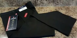 Pantalone elegante uomo Chaps vestibilità classica vita comoda tessuto elasticizzato 34x29 marrone Hthr - Foto 1 di 18