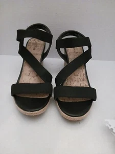 Merona Women Espadrille Platform Wedge Sandals Ankle Strap Sz 11 - Picture 1 of 11