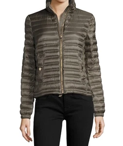 BURBERRY BRIT Jacket Lightweight Packable Short Puffer Small Grey Quilted - Picture 1 of 17