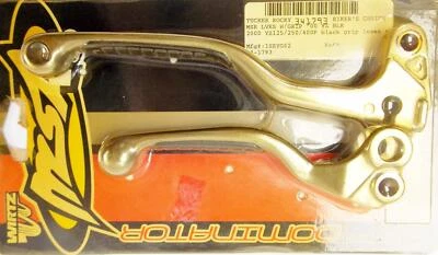 JUEGO PALANCA FRENO EMBRAGUE ALUMINIO YAMAHA 2000 YZ125/250/400F CON EMPUÑADURA NEGRA 34-1793 Foto 1 de 3