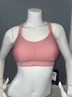 NWT Women's Under Armour Pink Strappy CrossBack Light Support Sports Bra S, M, L