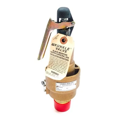 6182GFM1-KM-0125 Kunkle Valve Bronze Safety Relief Valve, 125 PSIG, 1-1/4"  - Image 1 of 4