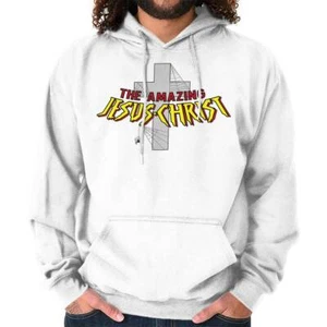 Christian Faith The Amazing Jesus Christ Hoodie Hooded Sweatshirt Men Women - Picture 1 of 8