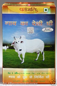 100 % Pure Patanjali Cow Ghee made from cow milk 1 lt - Picture 1 of 1