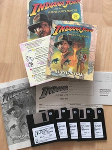 Indiana Jones and the Fate of Atlantis (PC-DOS, 1992, 3,5") - Bild 1 von 7