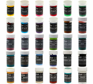SUGARFLAIR CONCENTRATED FOOD COLOURING PASTE GEL 50COLOURS 25g!