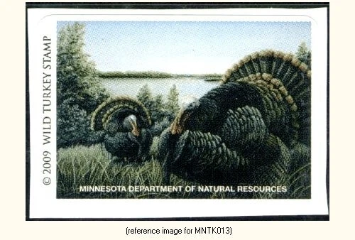 D2K Minnesota Wild Turkey Stamp 2009 ($7.50) - Image 1 of 1
