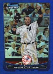 2012 Bowman Chrome Blue Refractors #209 Robinson Cano /250