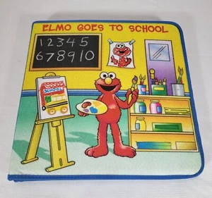 Elmo geht zur Schule Filz Spielset Buch & Hülle, 2003 - Bild 1 von 8