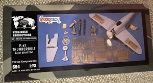 VERLINDEN 1:72 P-47 THUNDERBOLT SUPER DETAIL SET RESIN & ETCH HASEGAWA KIT 654 - Picture 1 of 2