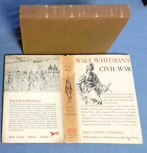 WALT WHITMANS BÜRGERKRIEG HERAUSGEGEBEN VON WALTER LOWENFELS 1960 HC/DJ 1. Ed - Bild 1 von 6
