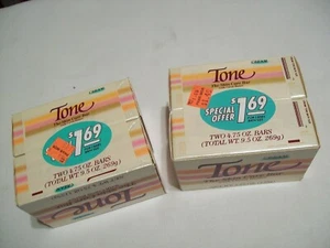 4 Bars Vintage Tone Cream Skin Care Bar Soap with Cocoa Butter 4.75 Oz each - Picture 1 of 6