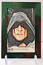 2015 Star Wars Chrome Perspectives Darth Bane Sketch Card by Dan Smith