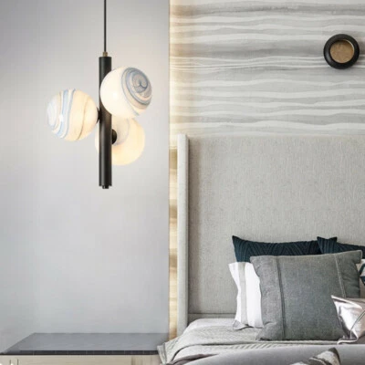 Kitchen Lamp Glass Pendant Light Bar Ceiling Light Bedroom Chandelier Lighting - Image 1 of 4