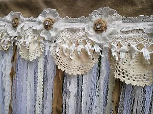 Hochwertige romantische Valance Schlafzimmervorhang Fensterbehandlung Hochzeitsdekor - Bild 1 von 8