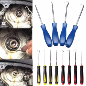 4Pc Car Pick & Hook Set O Ring Oil Seal Gasket Puller Remover Craft Hand Tools - Picture 1 of 22