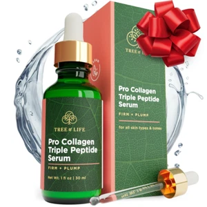 Tree of Life Beauty Hydrating Facial Serum - Pro Collagen Peptides with Argireli - Picture 1 of 12