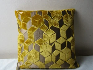 Designers Guild Fabric Fitzrovia Ochre Cushion Covers - Picture 1 of 7