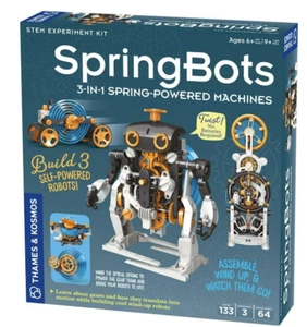 MINT SpringBOTS Roboter Experimentierkasten Build 3 in 1 Thames Kosmos Educational - Bild 1 von 8