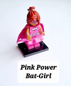 NEW LEGO 71017 BATMAN MOVIE SERIES 1 PINK POWER BAT-GIRL MINIFIGURE MINT CON'D - Picture 1 of 6