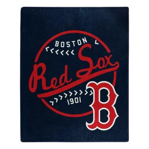 The Northwest MLB Boston Red Sox 50x60 Raschel Blanket Moonshot Style Cover