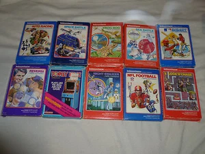 BOXED INTELLIVISION GAME LOT REVERSI NIGHT STALKER DONKEY KONG FROG BOG BASEBALL - Picture 1 of 3
