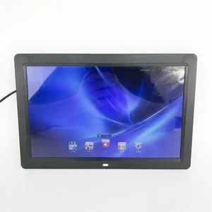 Large 12" Digital HD Photo Frame - SD Card / USB - Wall Mounted - HD Video - Picture 1 of 8
