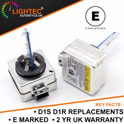2x D1S D1R HID Xenon Bulbs OEM Direct Replacement Headlight Lamp 66140 66144 UK - Image 1 of 4