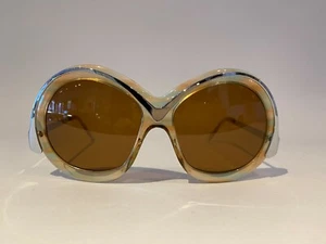 NOS Vintage (‘70s) Neostyle Sun-Art Sunglasses in Clear light blue with peach - Picture 1 of 7