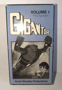 Gigantor Volume 1 (Scott Wheeler Production) Robot Anime 3 Episodes VHS Traders - Picture 1 of 3