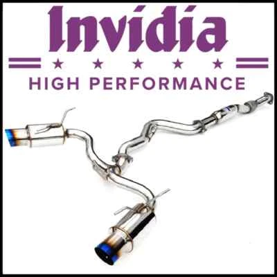 Invidia N1 Cat-Back Exhaust System fits 2008-14 Subaru Impreza WRX STI Hatchback - Image 1 of 4