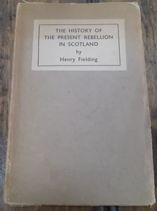 Henry Fielding, "The History of the Present Rebellion in Scotland" 1934 - Picture 1 of 7